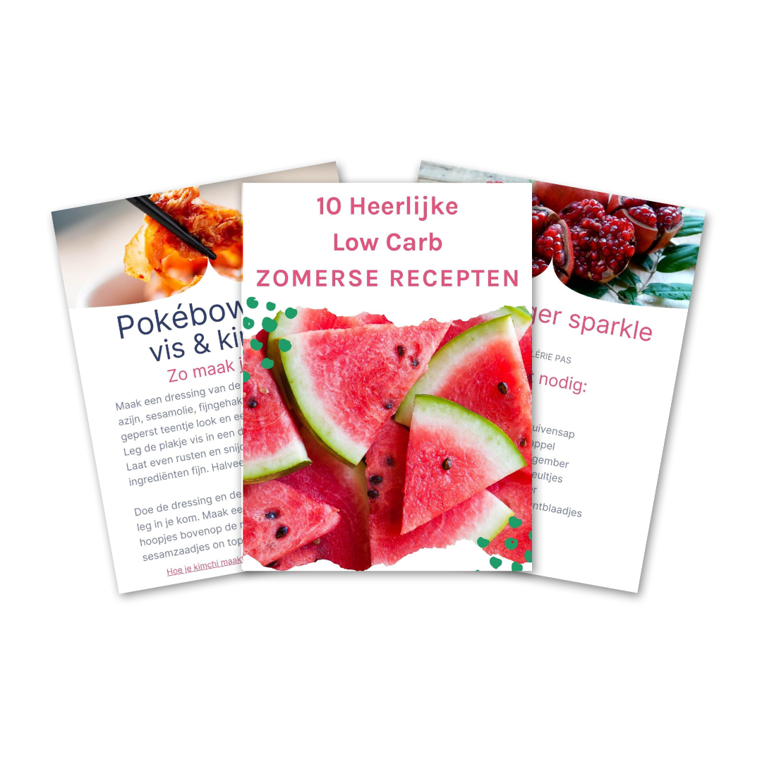 E-book: 10 Heerlijke Low carb Zomerse recepten